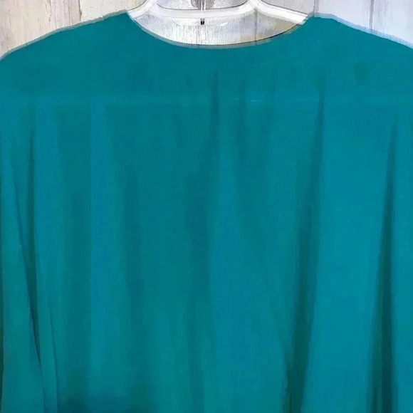 MELISSA MCCARTHY 3/4 Sleeve Blouse V-Neckline 1X - Picture 14 of 14